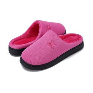 NWT Memory Foam Slippers Casual House Shoes women’s pink size 11 - 12